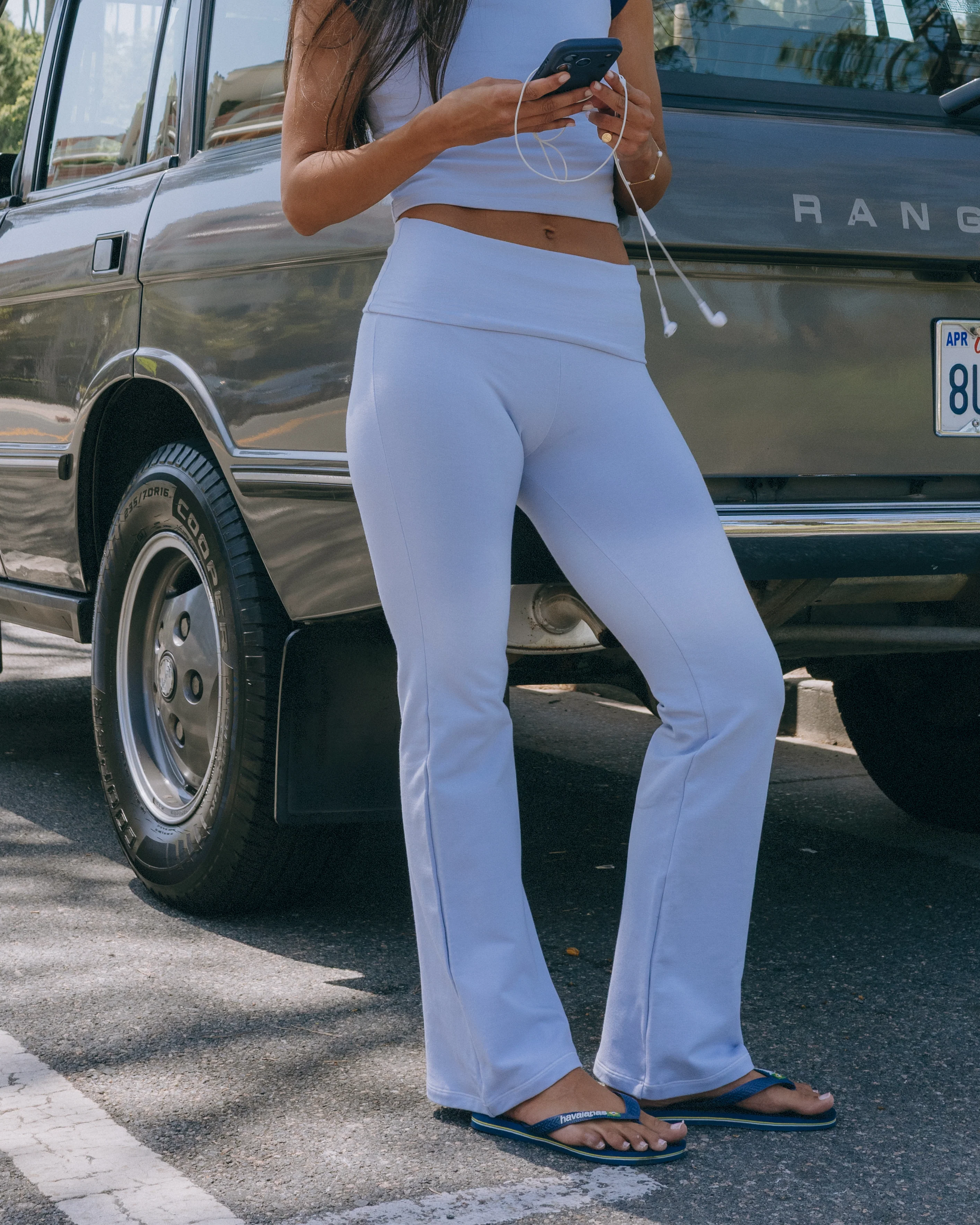 Foldover Pants